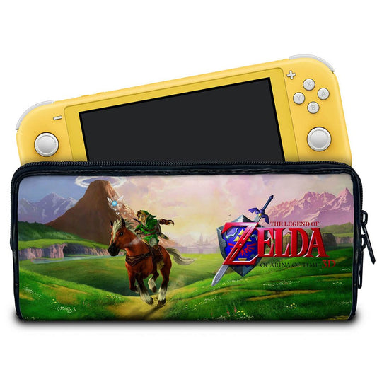 Case Nintendo Switch Lite Bolsa Estojo - Zelda Ocarina Of Time