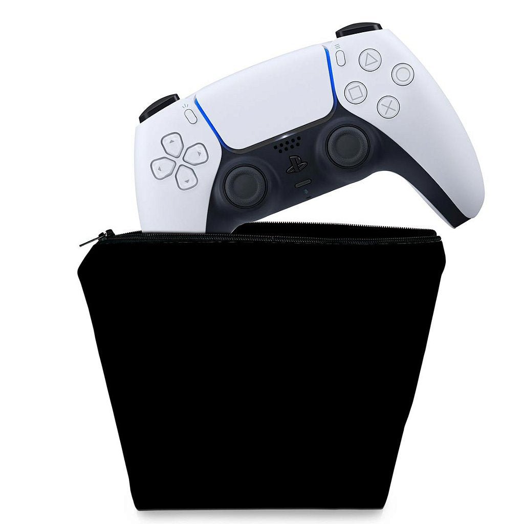 Capa Case PS5 Controle - Preta All Black