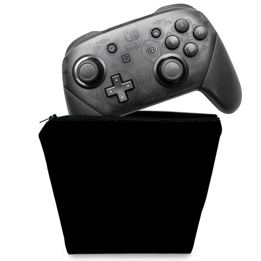 Capa Case Nintendo Switch Pro Controle - Preta All Black