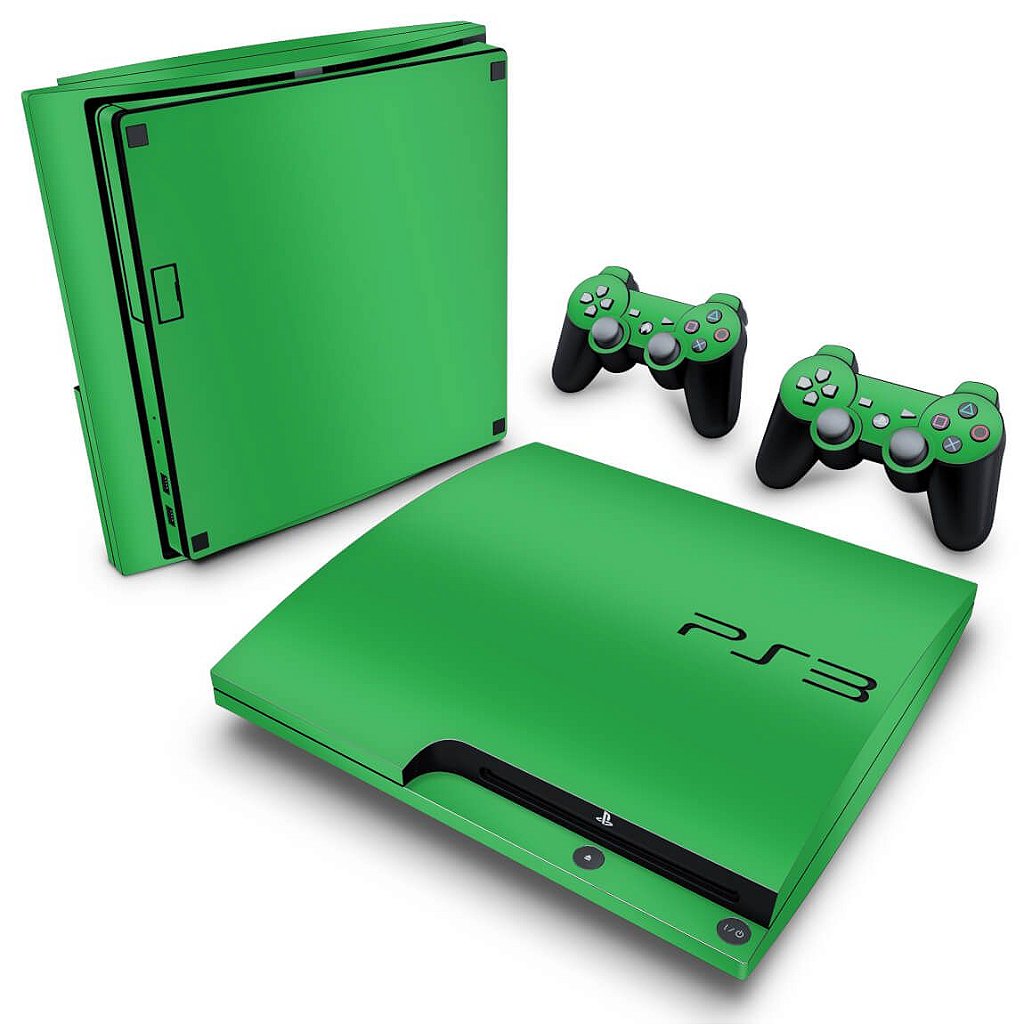 Skin Anti-Rage PS3 Slim - Verde