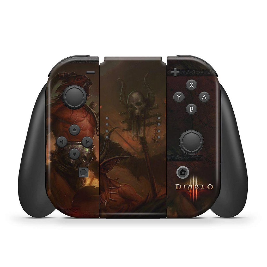 KIT Capa Anti Poeira e Skin Anti-Rage Nintendo Switch 1 Oled - Diablo Iii - Pop Arte Skins - foto 5