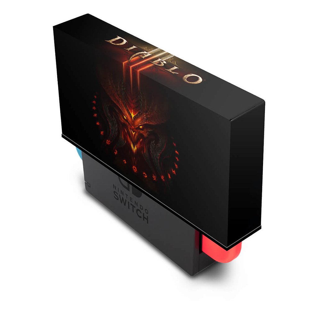 KIT Capa Anti Poeira e Skin Anti-Rage Nintendo Switch 1 Oled - Diablo Iii - Pop Arte Skins - foto 2