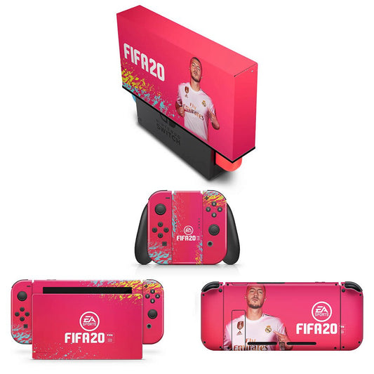 KIT Capa Anti Poeira e Skin Anti-Rage Nintendo Switch 1 - Fifa 20