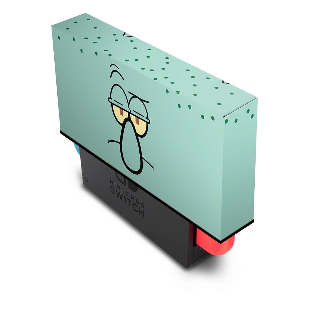 KIT Capa Anti Poeira e Skin Anti-Rage Nintendo Switch 1 - Lula Molusco - Pop Arte Skins - foto 2