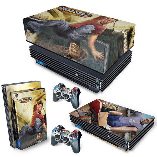 KIT Capa Anti Poeira e Skin Anti-Rage PS2 Fat - Tony Hawks Pro Skater 3