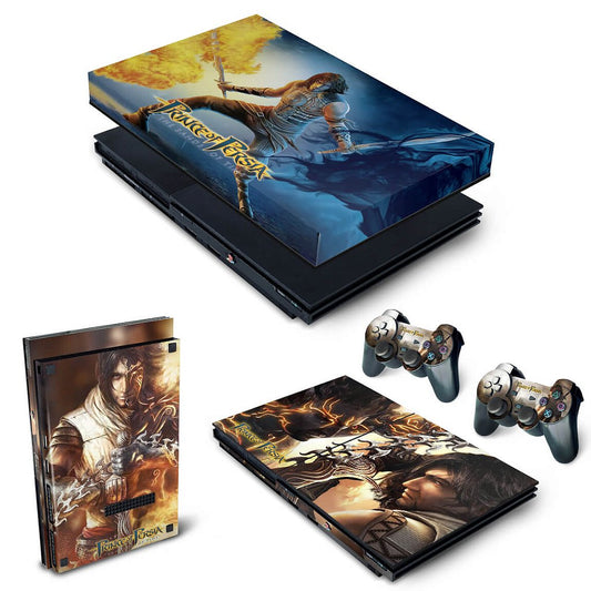 KIT Capa Anti Poeira e Skin Anti-Rage PS2 Slim - Prince Of Persia