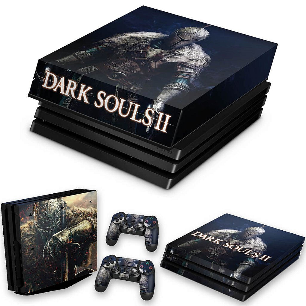 KIT Capa Anti Poeira e Skin Anti-Rage PS4 Pro - Dark Souls 2