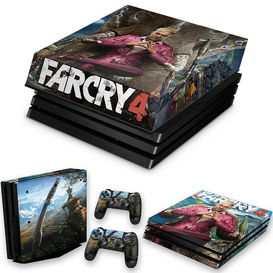 KIT Capa Anti Poeira e Skin Anti-Rage PS4 Pro - Far Cry 4