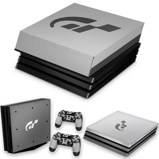 KIT Capa Anti Poeira e Skin Anti-Rage PS4 Pro - Gran Turismo Editon