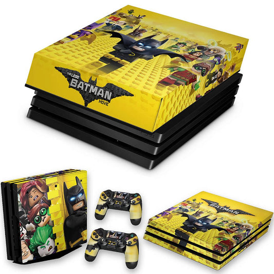 KIT Capa Anti Poeira e Skin Anti-Rage PS4 Pro - Lego Batman