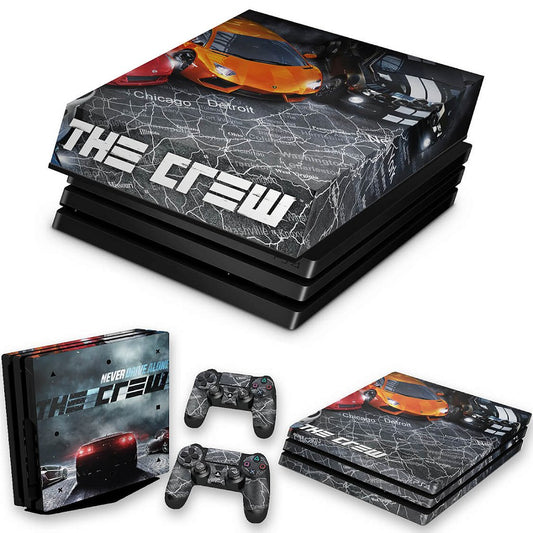 KIT Capa Anti Poeira e Skin Anti-Rage PS4 Pro - The Crew