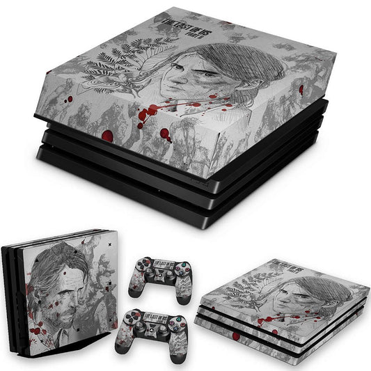 KIT Capa Anti Poeira e Skin Anti-Rage PS4 Pro - Modelo 374