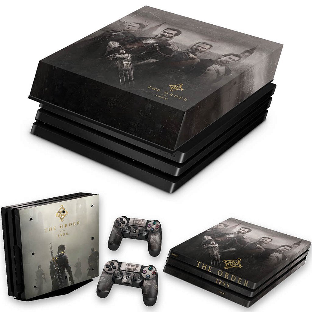 KIT Capa Anti Poeira e Skin Anti-Rage PS4 Pro - The Order