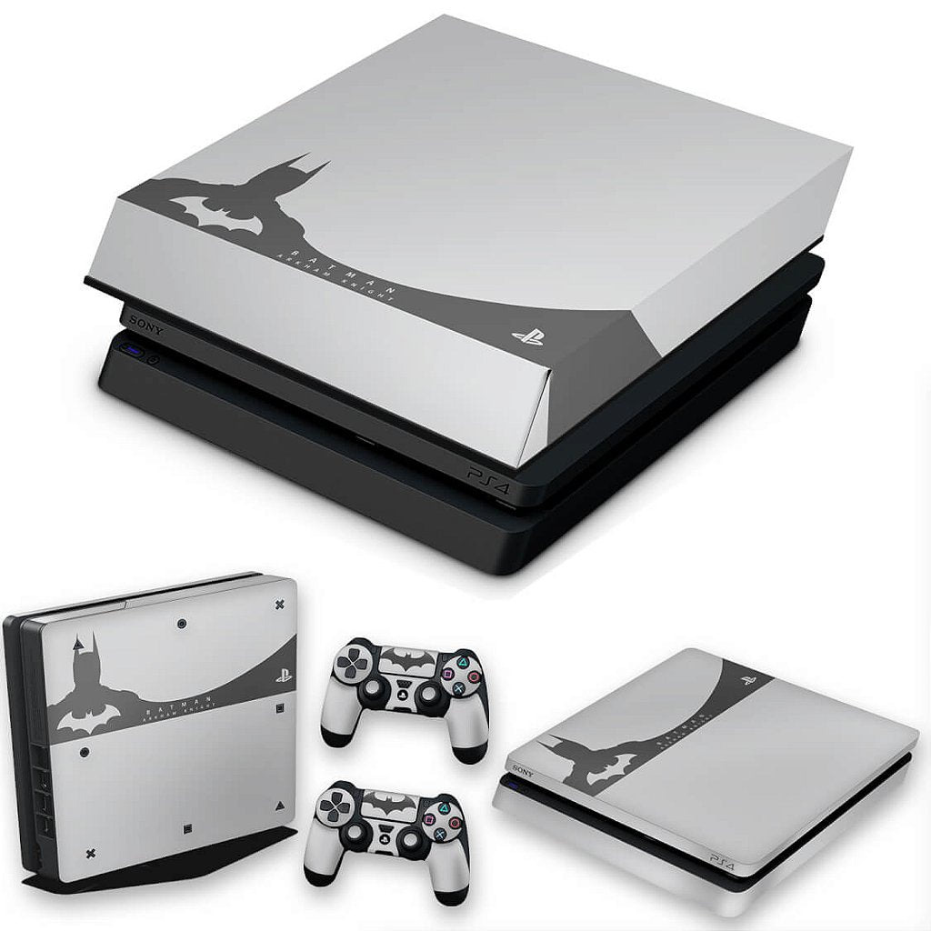 KIT Capa Anti Poeira e Skin Anti-Rage PS4 Slim - Batman Arkham - Special Edition