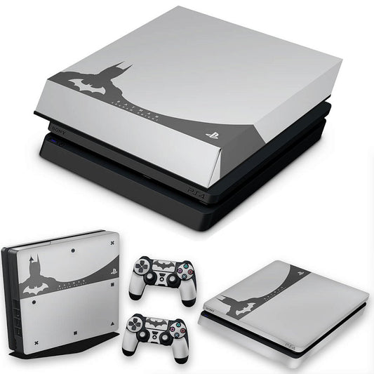 KIT Capa Anti Poeira e Skin Anti-Rage PS4 Slim - Batman Arkham - Special Edition