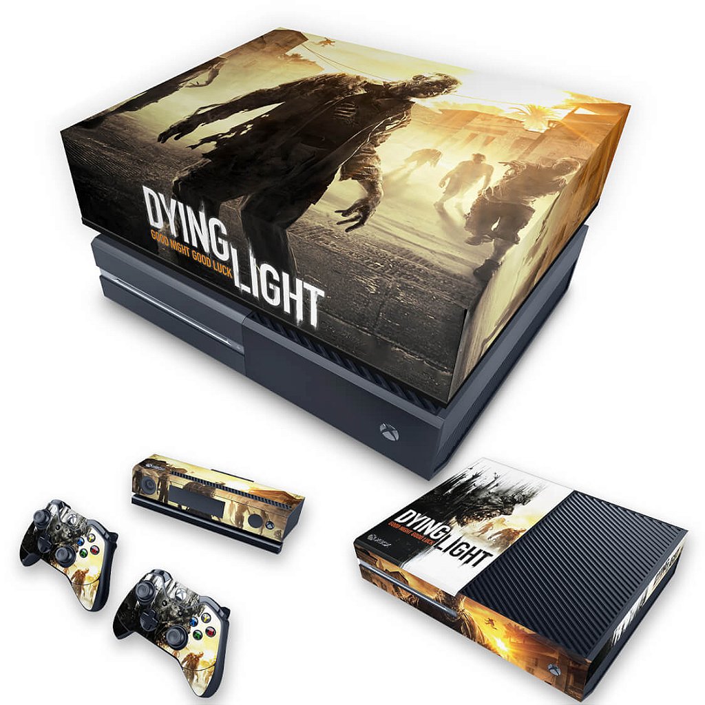 KIT Capa Anti Poeira e Skin Anti-Rage Xbox One Fat - Dying Light