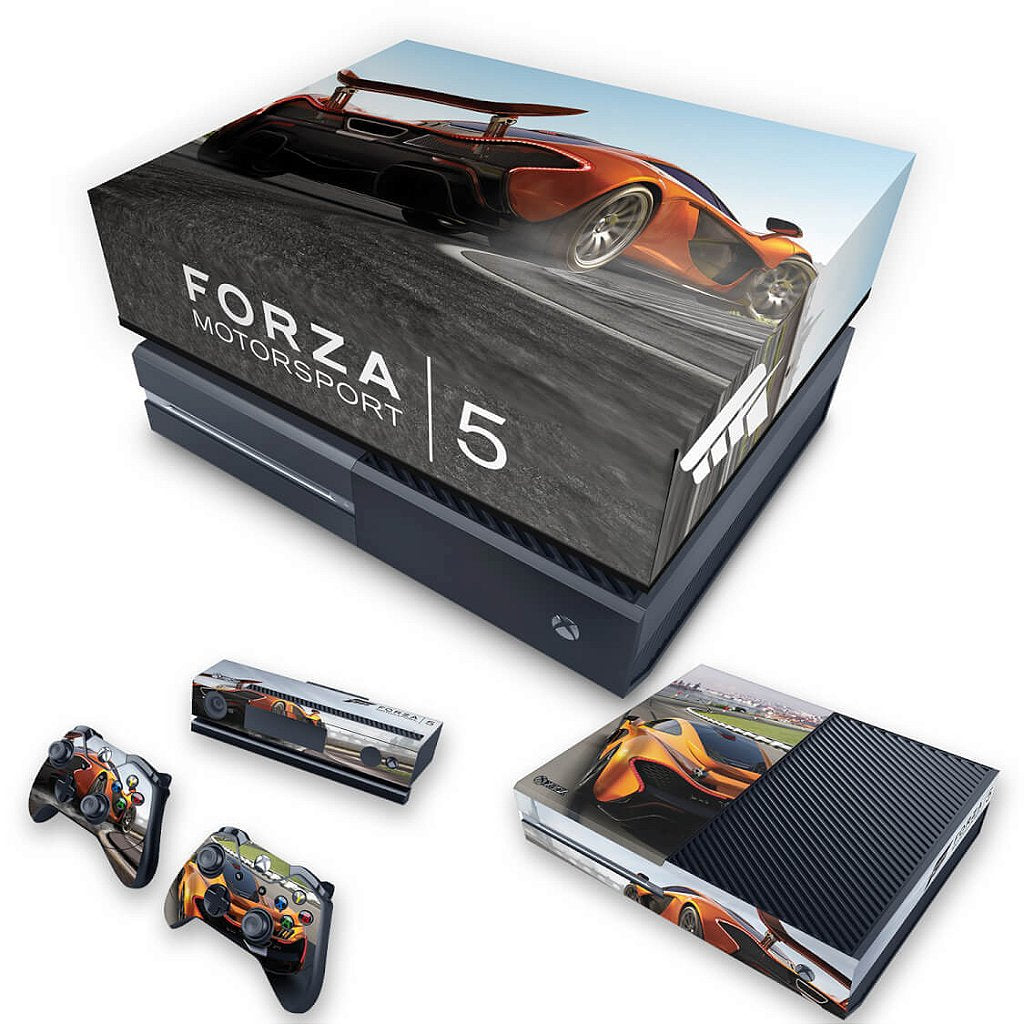 KIT Capa Anti Poeira e Skin Anti-Rage Xbox One Fat - Forza Motor Sport