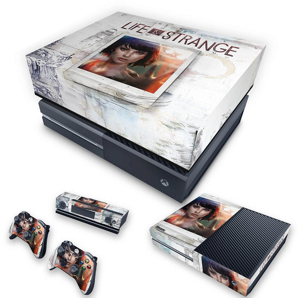 KIT Capa Anti Poeira e Skin Anti-Rage Xbox One Fat - Life is Strange