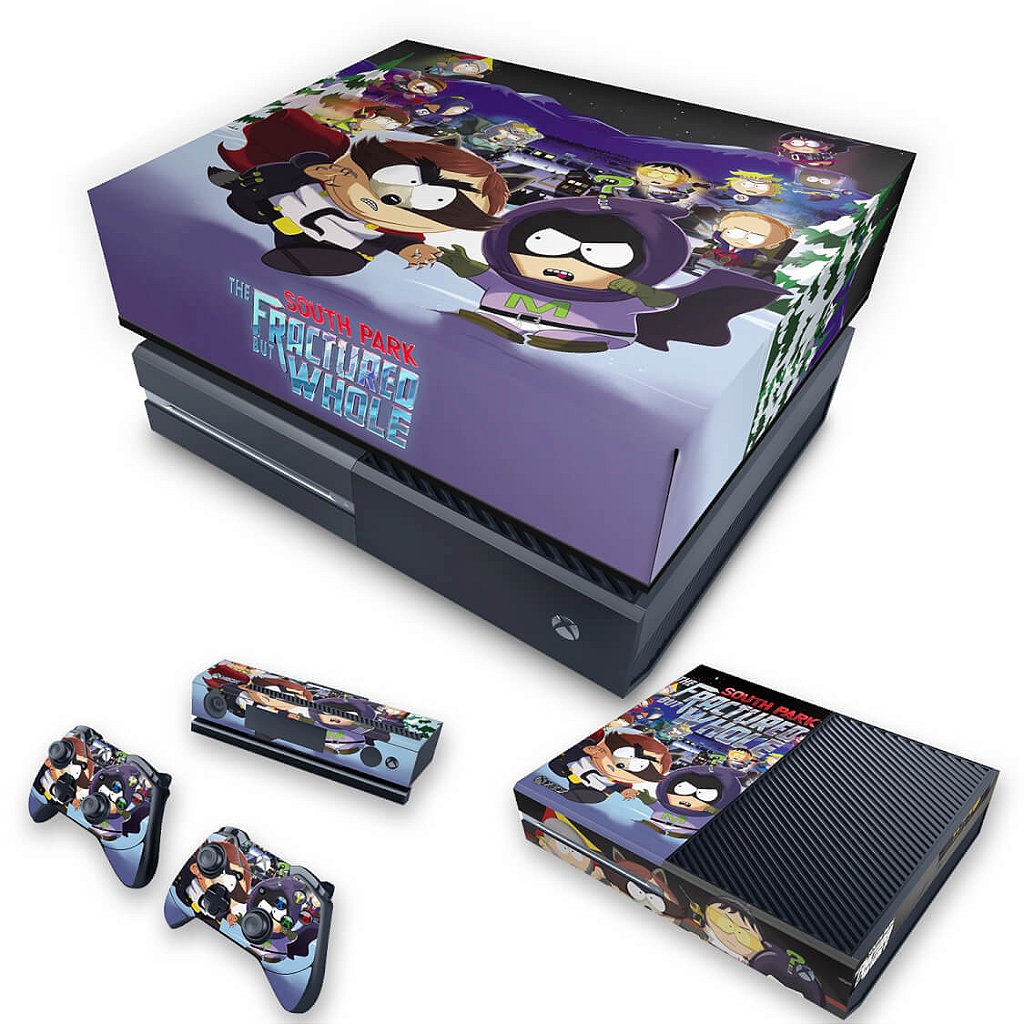 KIT Capa Anti Poeira e Skin Anti-Rage Xbox One Fat - South Park: The Fractured But Whole