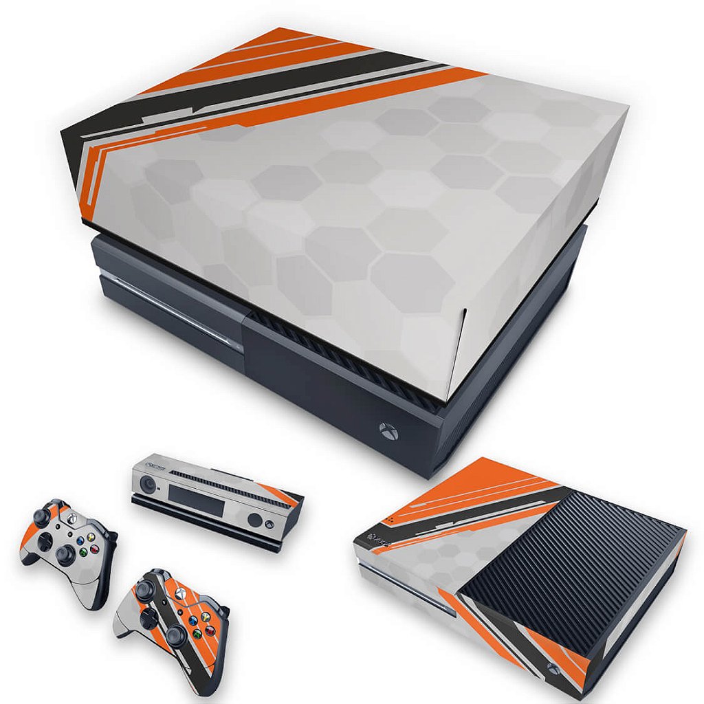 KIT Capa Anti Poeira e Skin Anti-Rage Xbox One Fat - Titanfall Edition