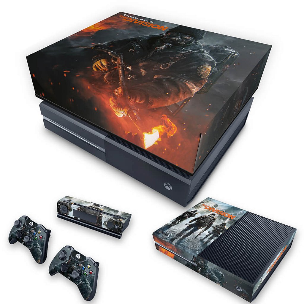KIT Capa Anti Poeira e Skin Anti-Rage Xbox One Fat - Tom Clancy's The Division