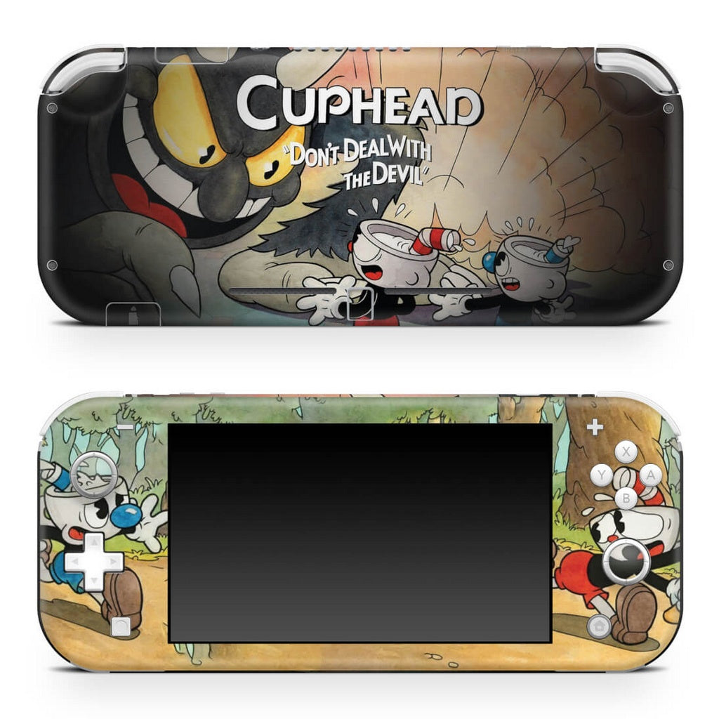 Skin Anti-Rage Nintendo Switch 1 Lite - Cuphead