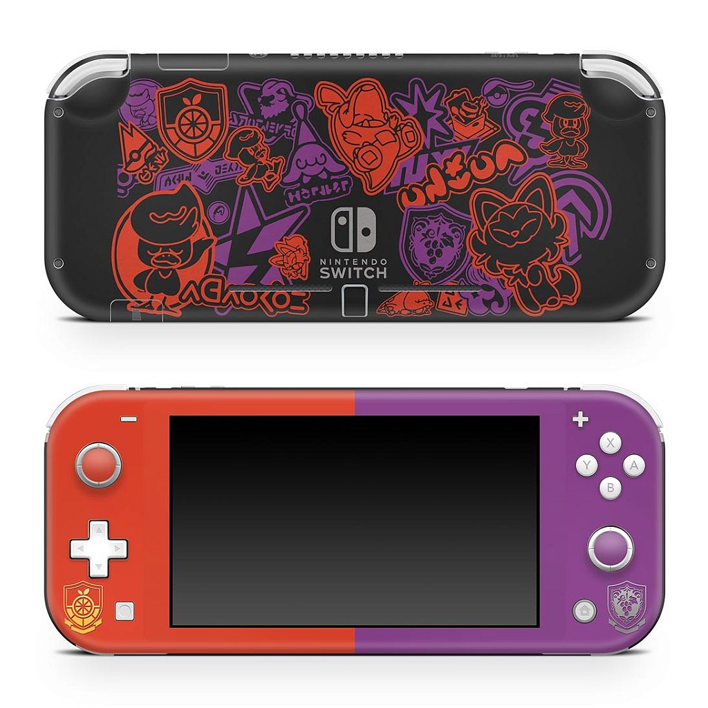 Skin Anti-Rage Nintendo Switch 1 Lite - Pokémon Scarlet e Violet