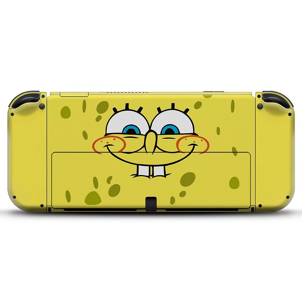 Skin Anti-Rage Nintendo Switch 1 Oled - Bob Esponja - Pop Arte Skins - foto 2