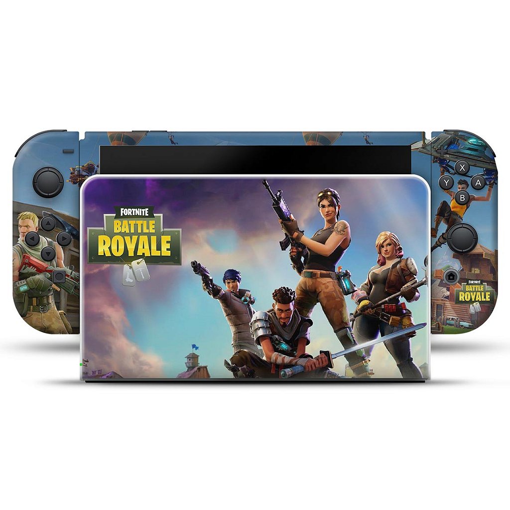 Skin Anti-Rage Nintendo Switch 1 Oled - Fortnite