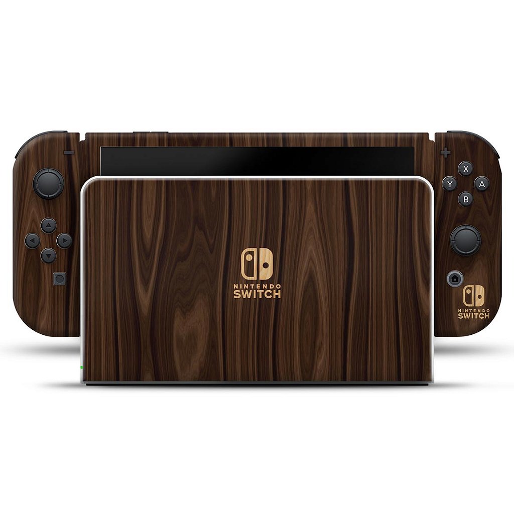 Skin Anti-Rage Nintendo Switch 1 Oled - Madeira