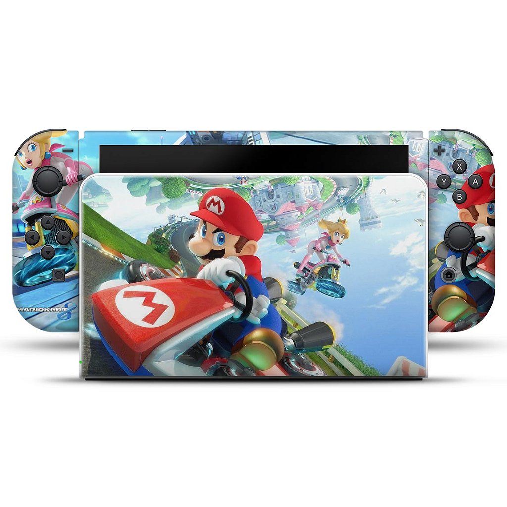 Skin Anti-Rage Nintendo Switch 1 Oled - Mario Kart 8