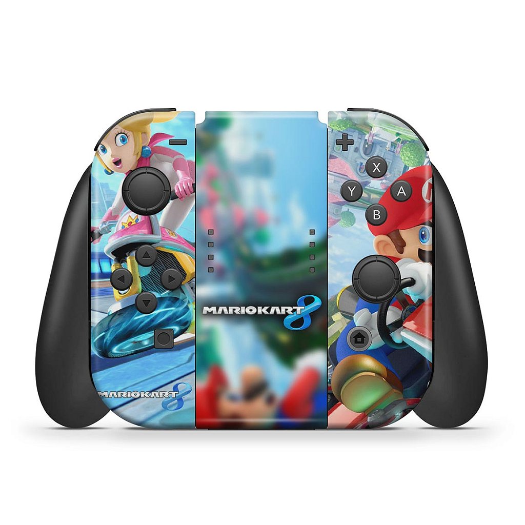 Skin Anti-Rage Nintendo Switch 1 Oled - Mario Kart 8 - Pop Arte Skins - foto 3