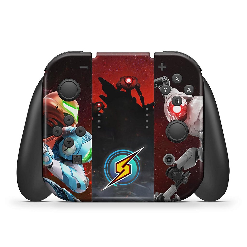 Skin Anti-Rage Nintendo Switch 1 Oled - Metroid Dread - Pop Arte Skins - foto 3
