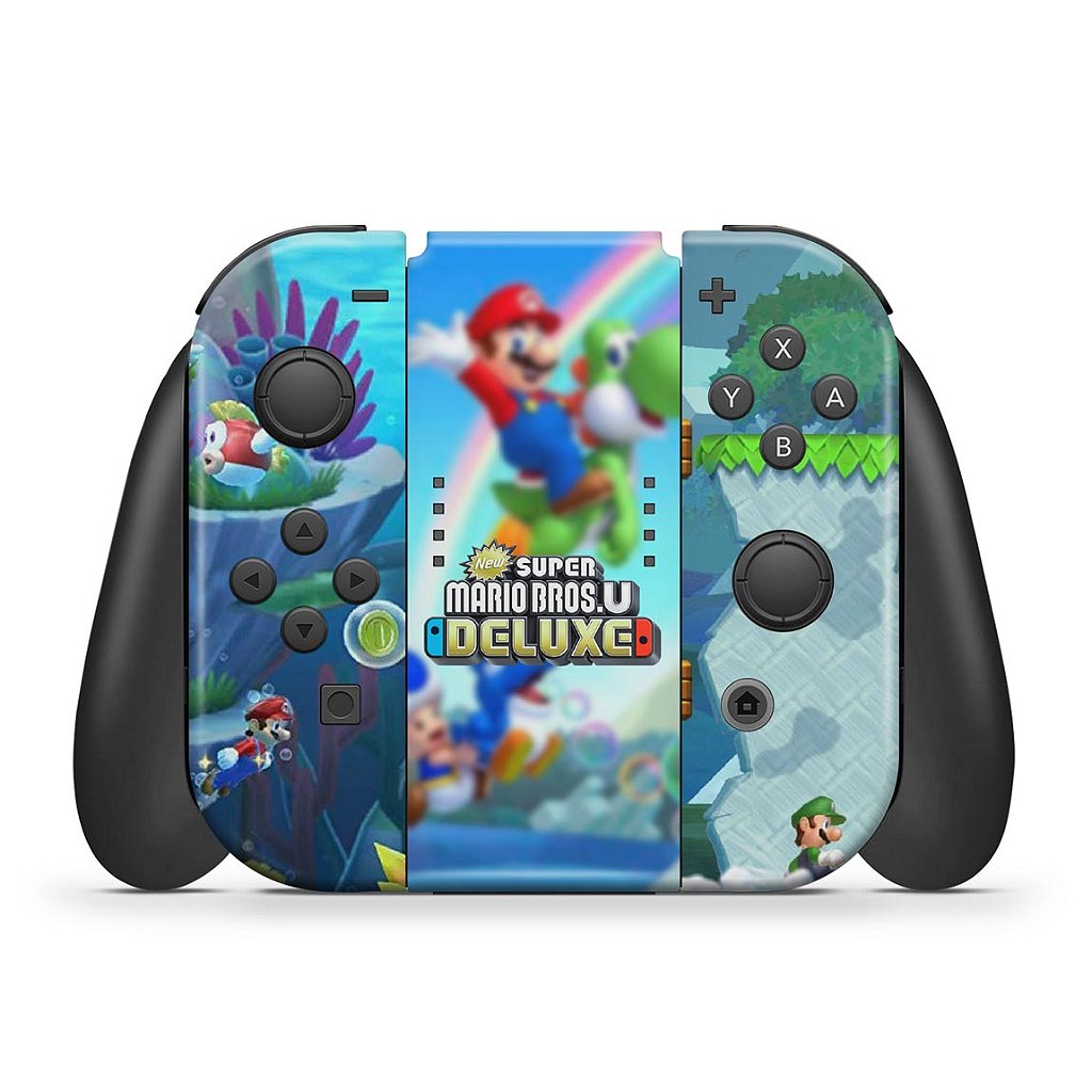 Skin Anti-Rage Nintendo Switch 1 Oled - New Super Mario Bros. U - Pop Arte Skins - foto 3