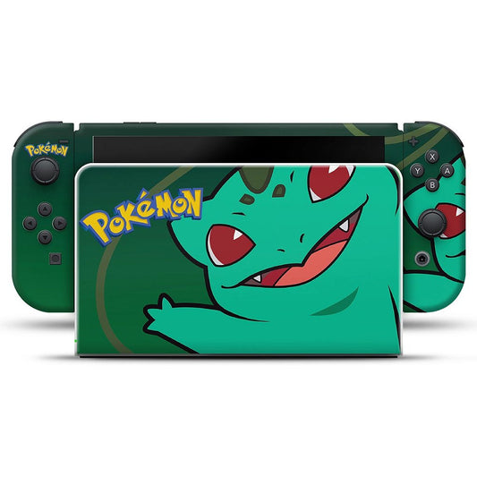 Skin Anti-Rage Nintendo Switch 1 Oled - Pokémon Bulbasaur