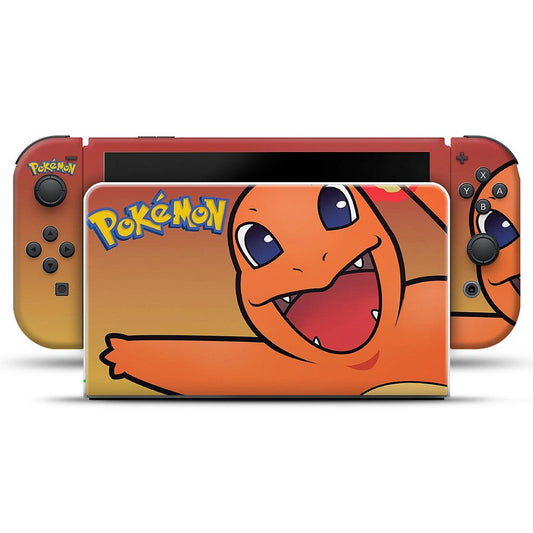 Skin Anti-Rage Nintendo Switch 1 Oled - Pokémon Charmander
