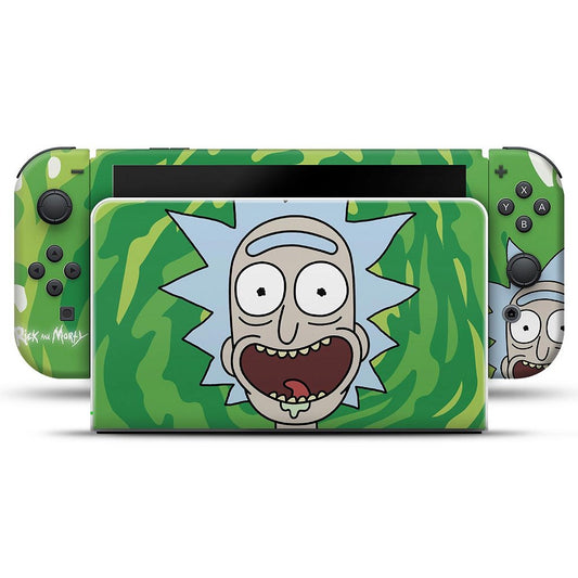 Skin Anti-Rage Nintendo Switch 1 Oled - Rick And Morty