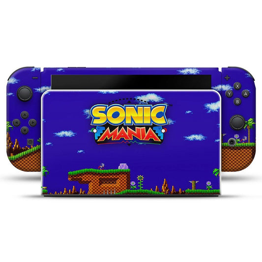 Skin Anti-Rage Nintendo Switch 1 Oled - Sonic Mania