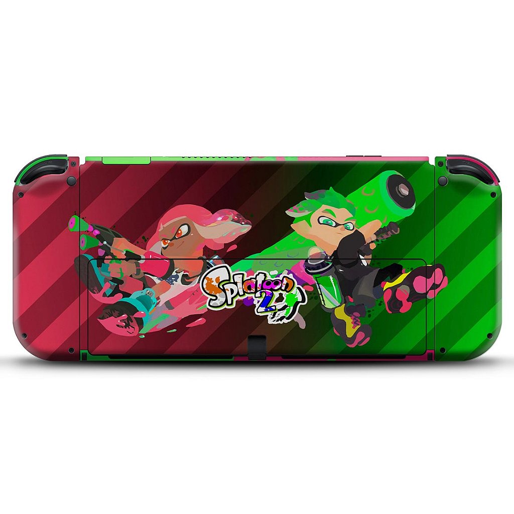 Skin Anti-Rage Nintendo Switch 1 Oled - Splatoon 2 - Pop Arte Skins - foto 2