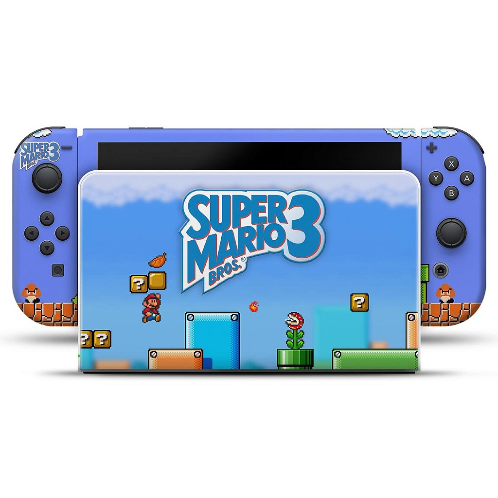 Skin Anti-Rage Nintendo Switch 1 Oled - Super Mario Bros 3