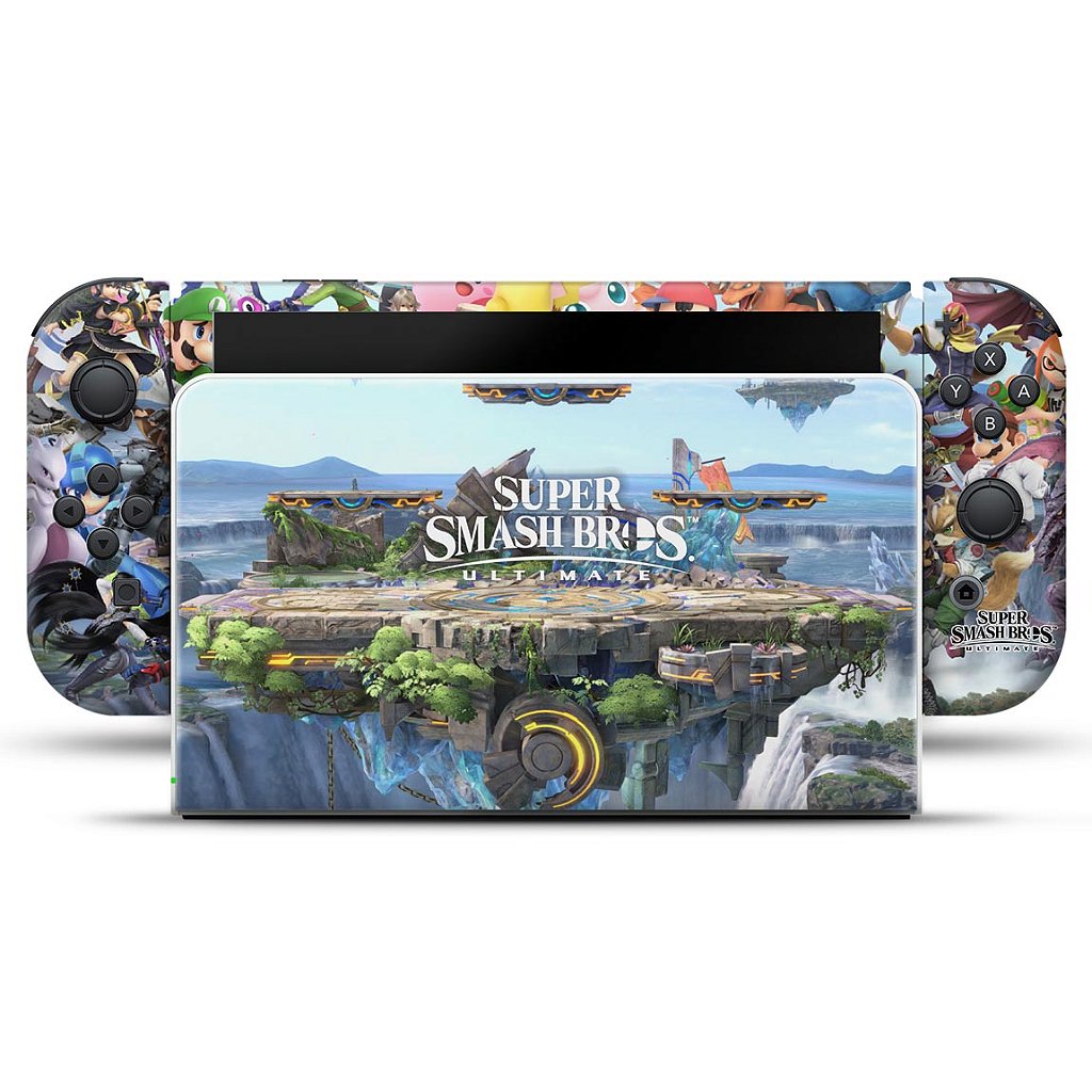 Skin Anti-Rage Nintendo Switch 1 Oled - Super Smash Bros. Ultimate