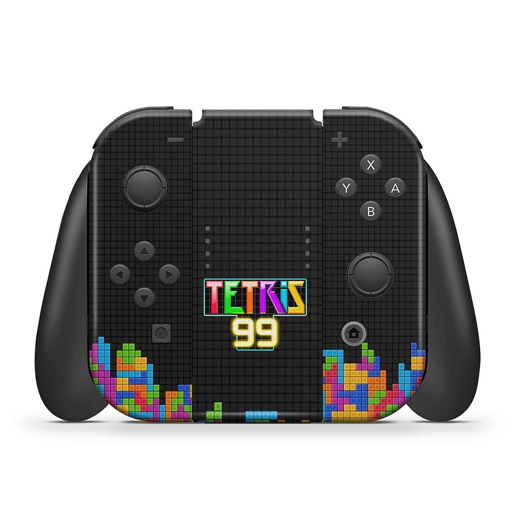 Skin Anti-Rage Nintendo Switch 1 Oled - Tetris 99 - Pop Arte Skins - foto 3