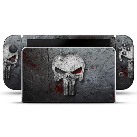 Skin Anti-Rage Nintendo Switch 1 Oled - The Punisher Justiceiro