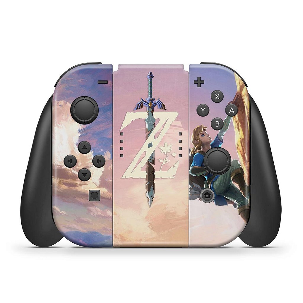 Skin Anti-Rage Nintendo Switch 1 Oled - Zelda Breath Of The Wild - Pop Arte Skins - foto 3