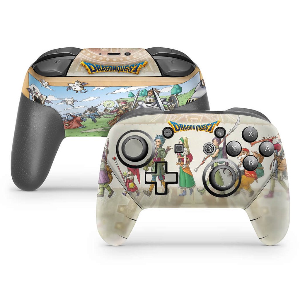 Skin Anti-Rage Nintendo Switch 1 Pro Controle - Dragon Quest