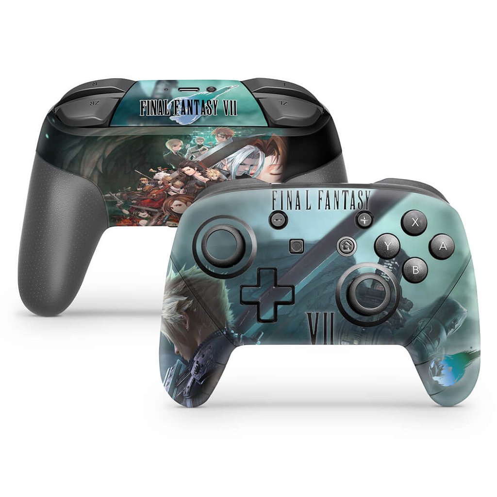Skin Anti-Rage Nintendo Switch 1 Pro Controle - Final Fantasy Vii: Remake
