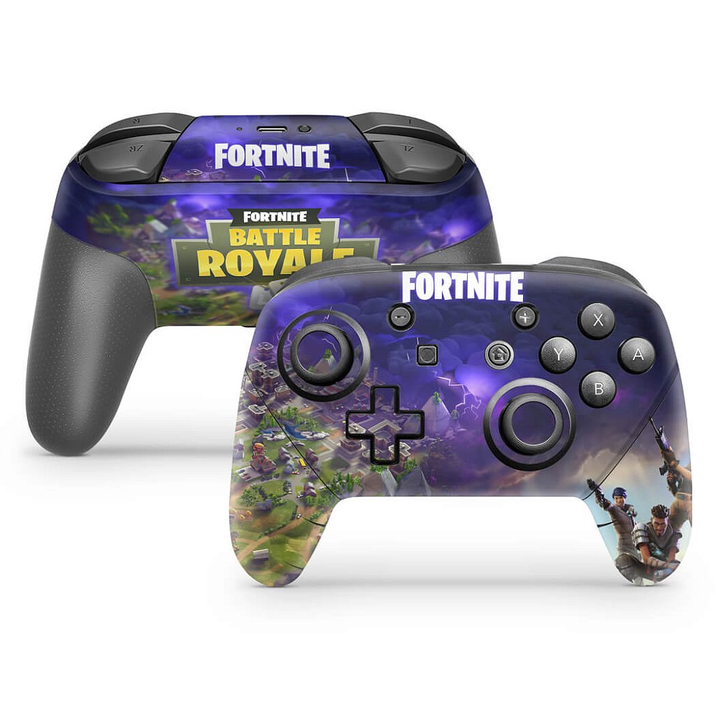 Skin Anti-Rage Nintendo Switch 1 Pro Controle - Fortnite