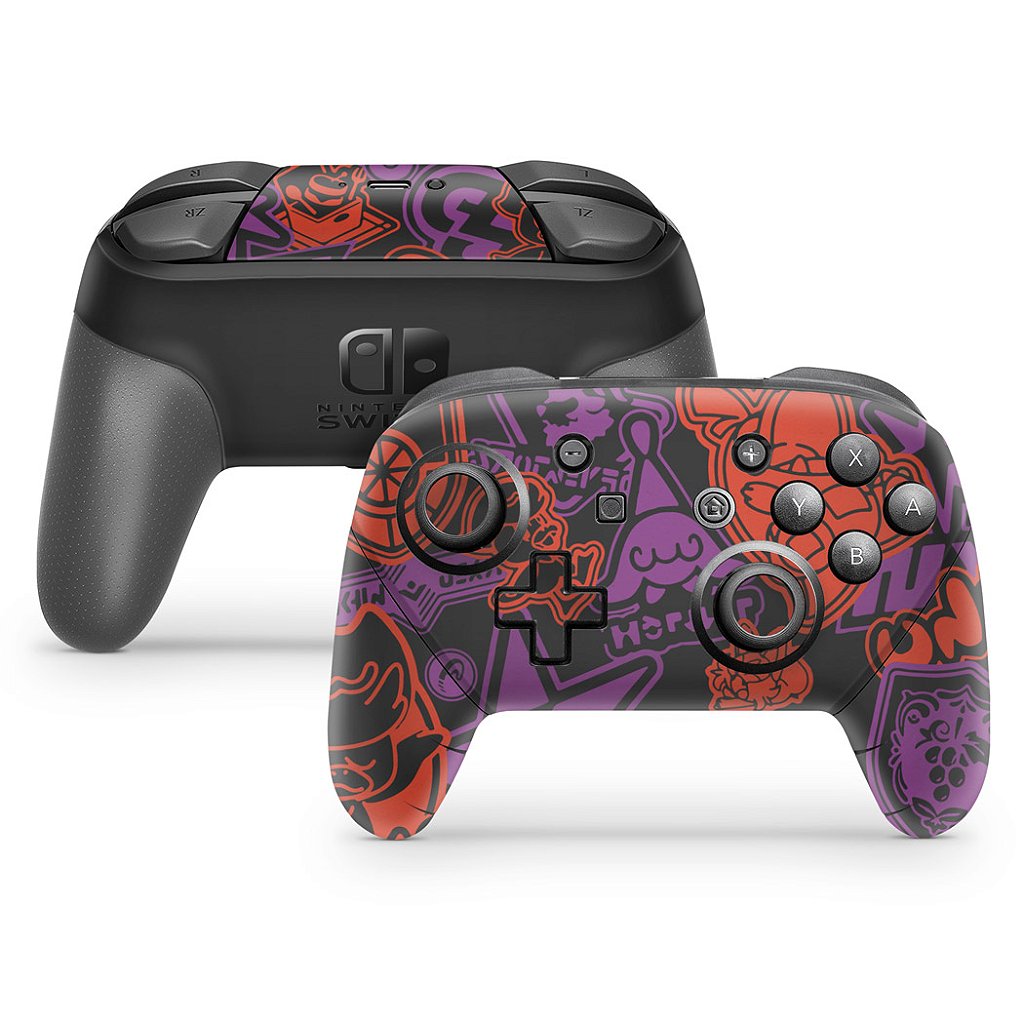 Skin Anti-Rage Nintendo Switch 1 Pro Controle - Pokémon Scarlet e Violet