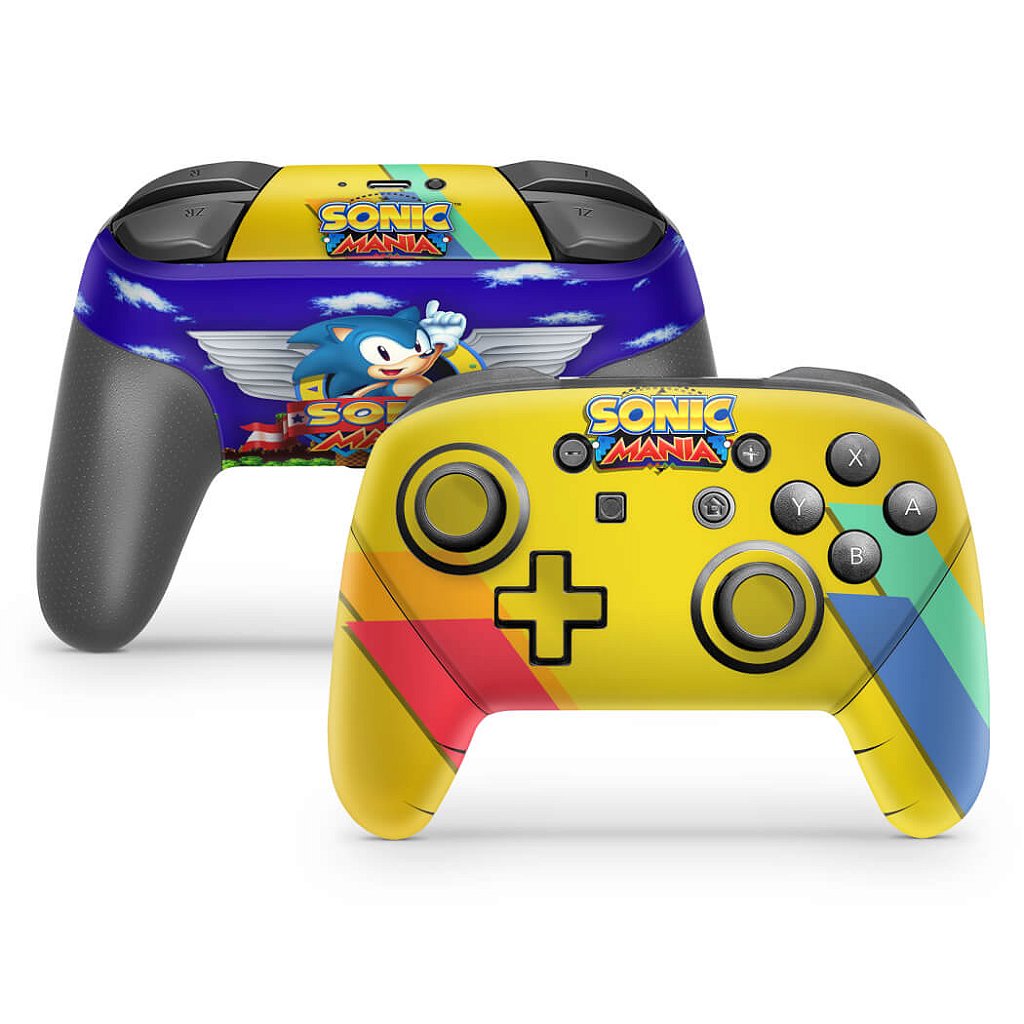 Skin Anti-Rage Nintendo Switch 1 Pro Controle - Sonic Mania