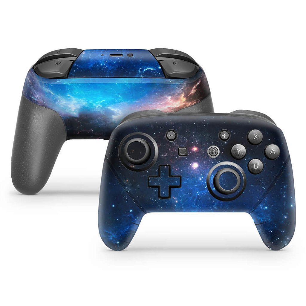 Skin Anti-Rage Nintendo Switch 1 Pro Controle - Universo Cosmos